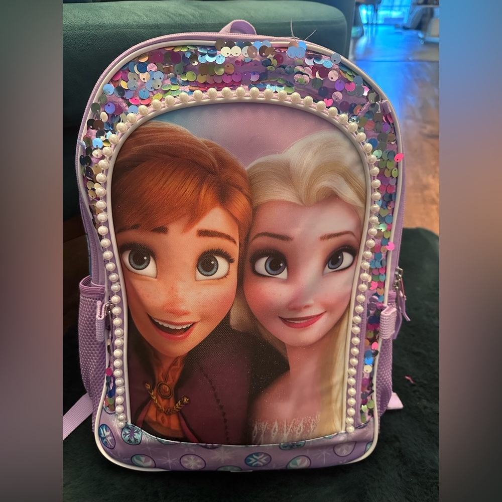 Elsa and Anna Disney Frozen Backpack perfect for school and travel